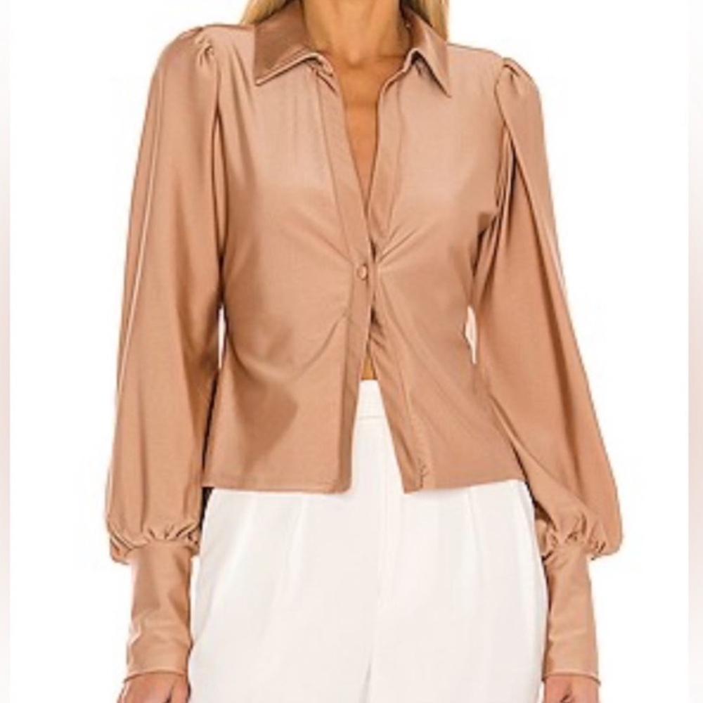 NWOT AFRM Zayne Collared Top